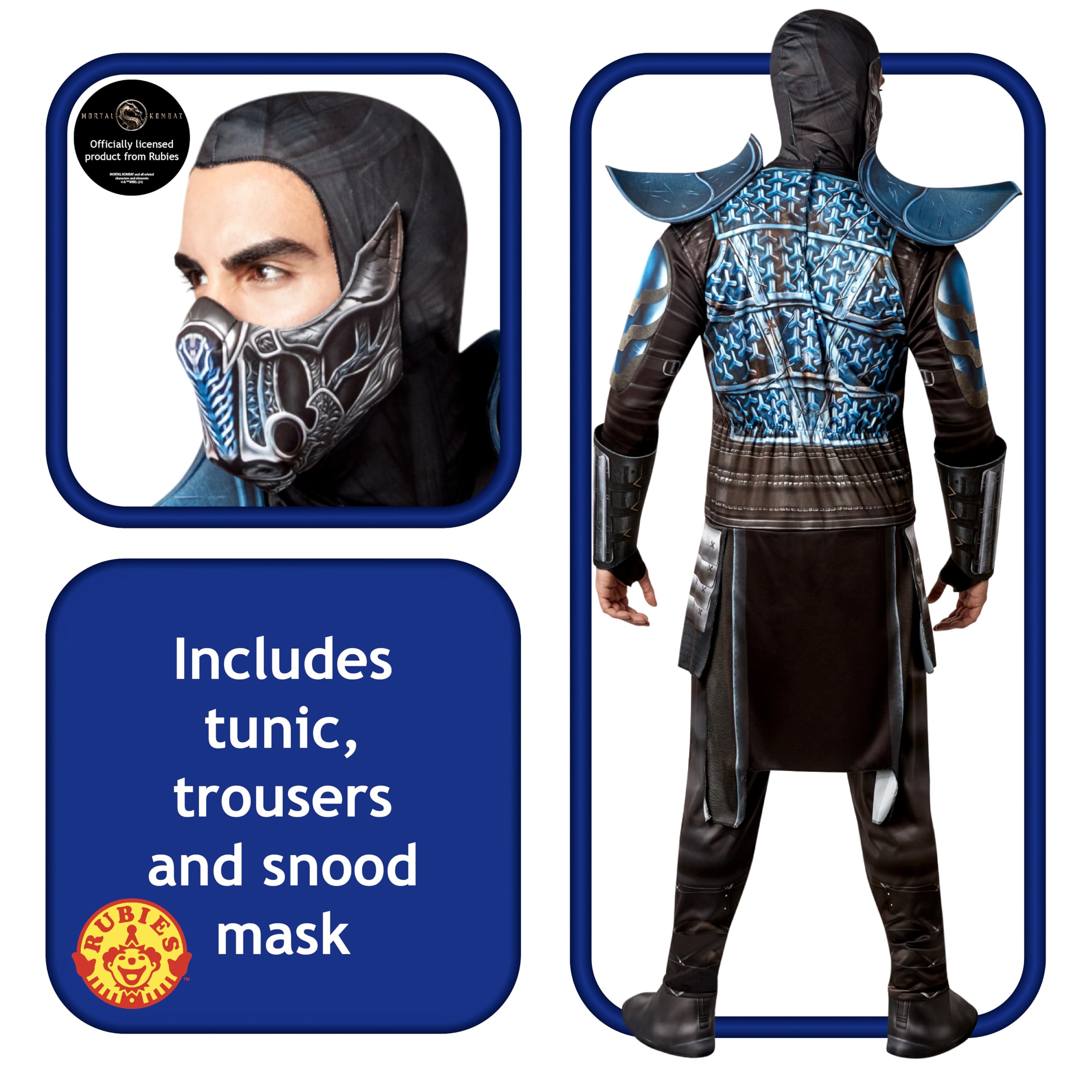 rubie-s-deluxe-mortal-kombat-11-sub-zero-herren-kost-m image 2
