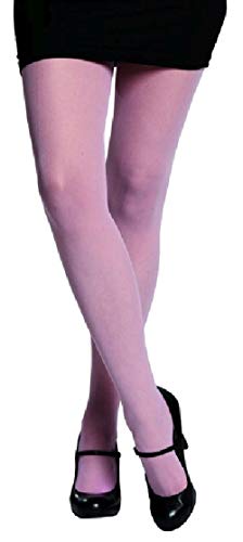rubie-s-deluxe-strumpfhose-uni-rosa-damen-karneval image 2