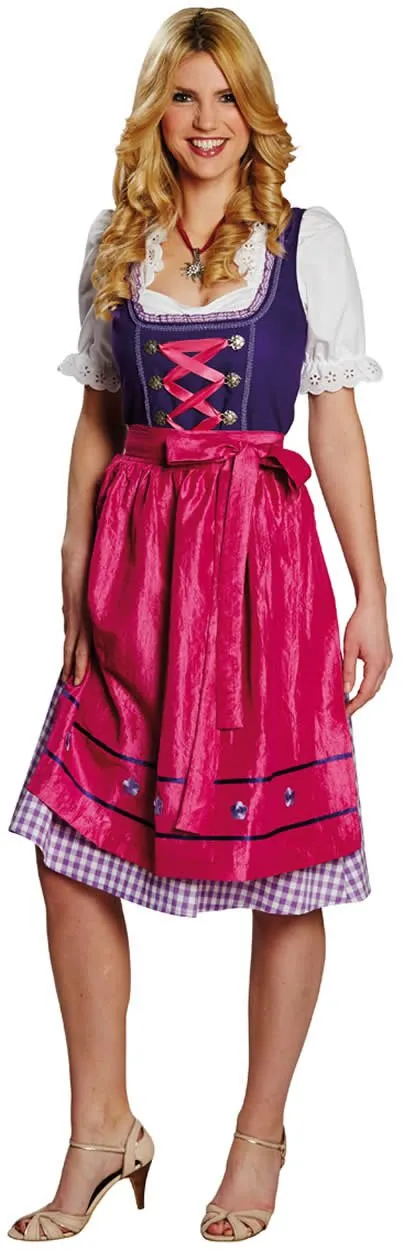 rubie-s-deluxe-dirndl-kost-m-gr-36-mit-sch-rze image 1