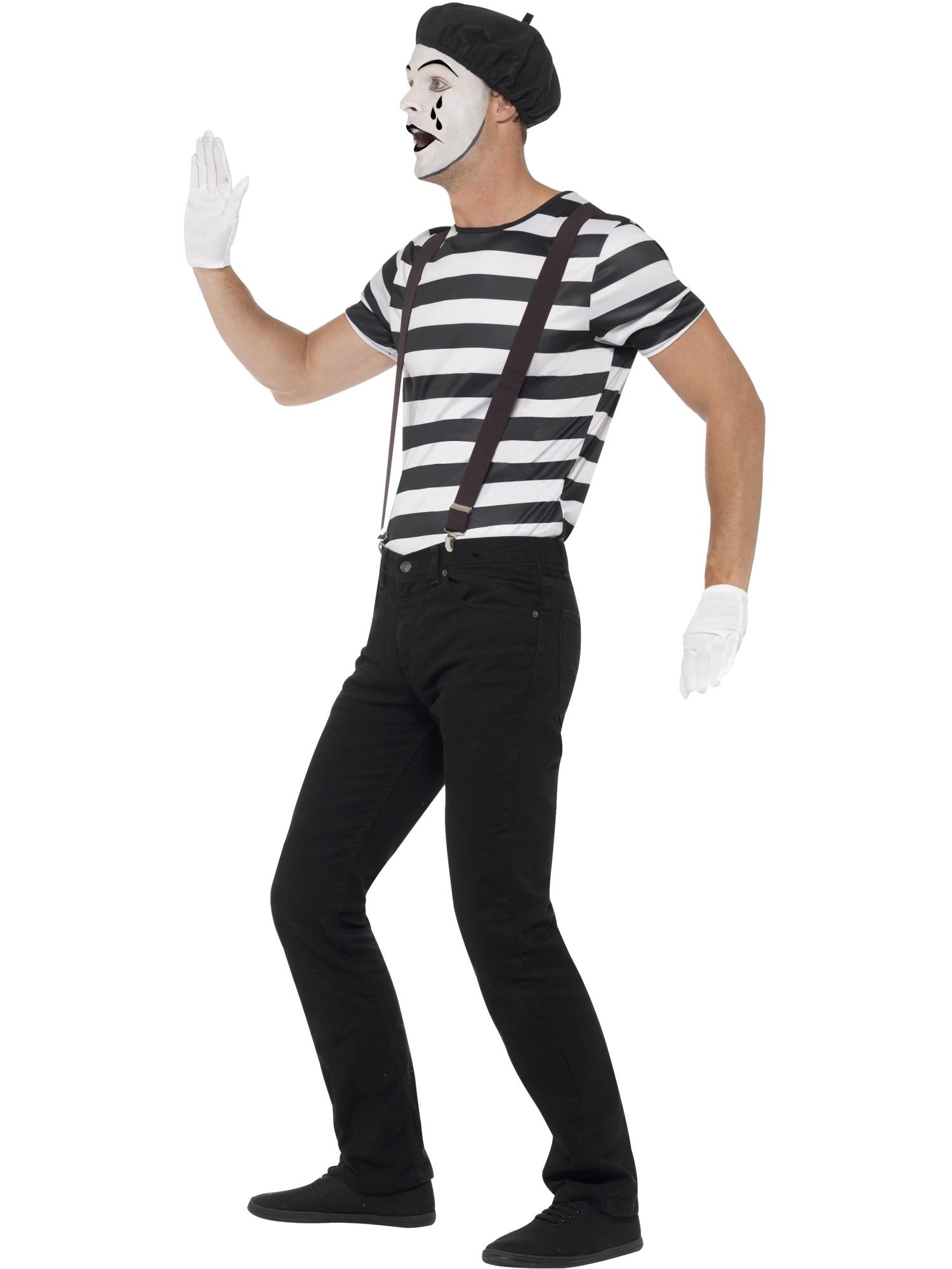 smiffys-fever-gentleman-mime-kost-m-schwarz-wei-m-l image 3