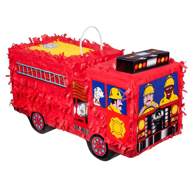 boland-decorations-pi-ata-feuerwehrauto-43-cm-kindergeburtstag image 1