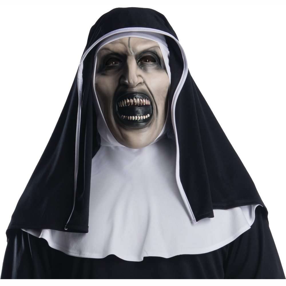 rubie-s-deluxe-horror-nonne-maske-erwachsene-pvc image 1