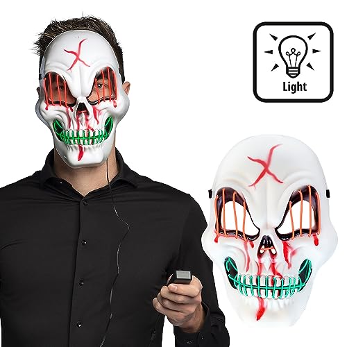 boland-led-maske-mit-licht-horrormaske-karneval-halloween image 6