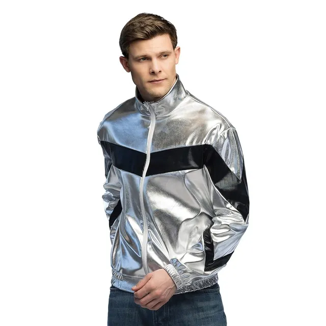 boland-cosmic-jacke-metallic-silber-m-l-unisex-trainingsjacke image 1