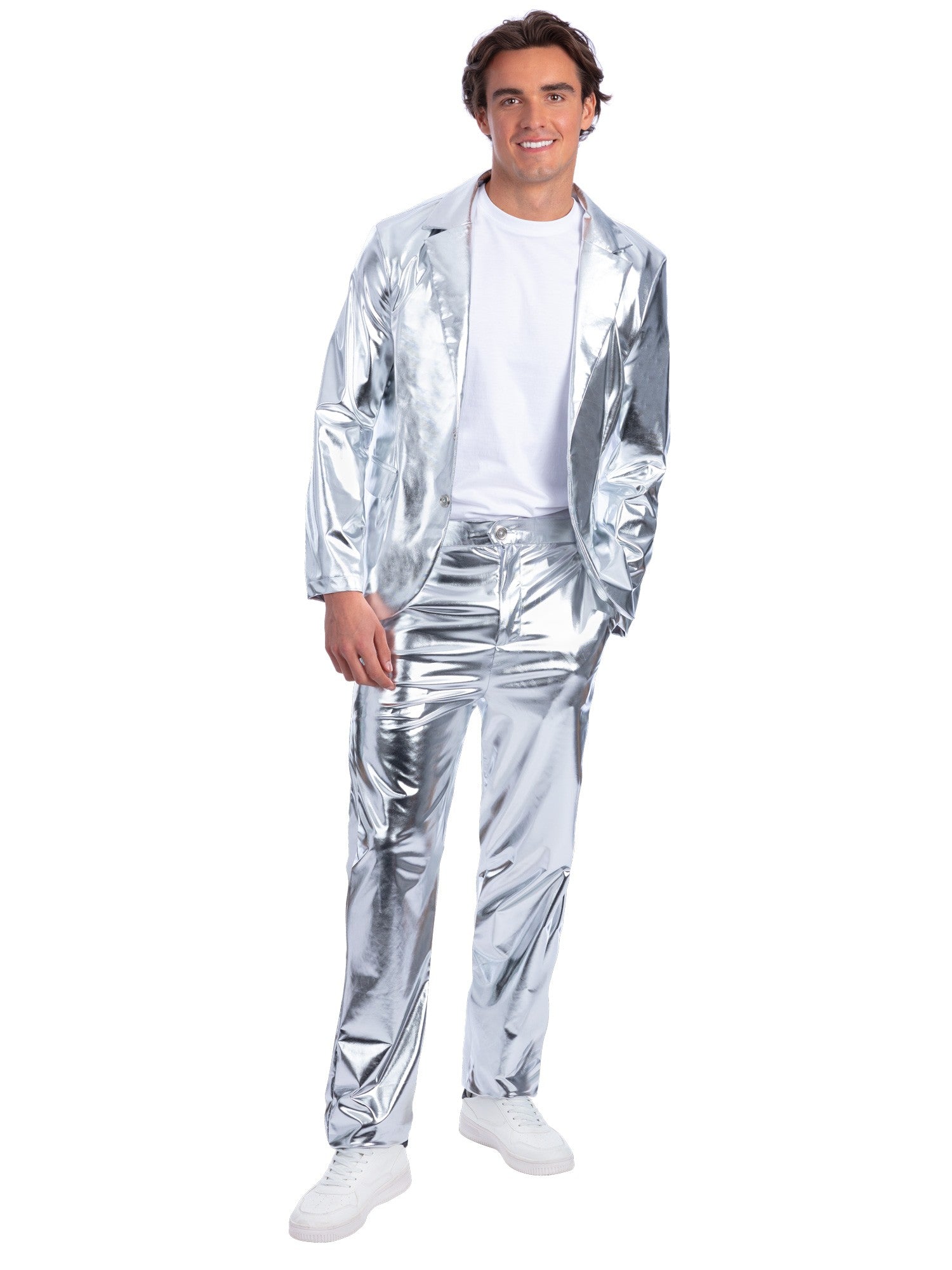 smiffys-fever-sterling-silver-jacket-blazer-silber-l image 2