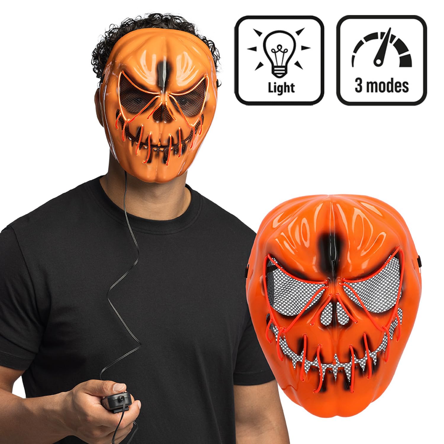 boland-led-horror-maske-k-rbis-mit-licht image 2
