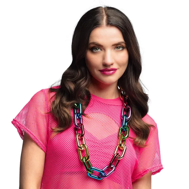 boland-44642-halskette-regenbogen-gliederkette-fasching-pride image 1