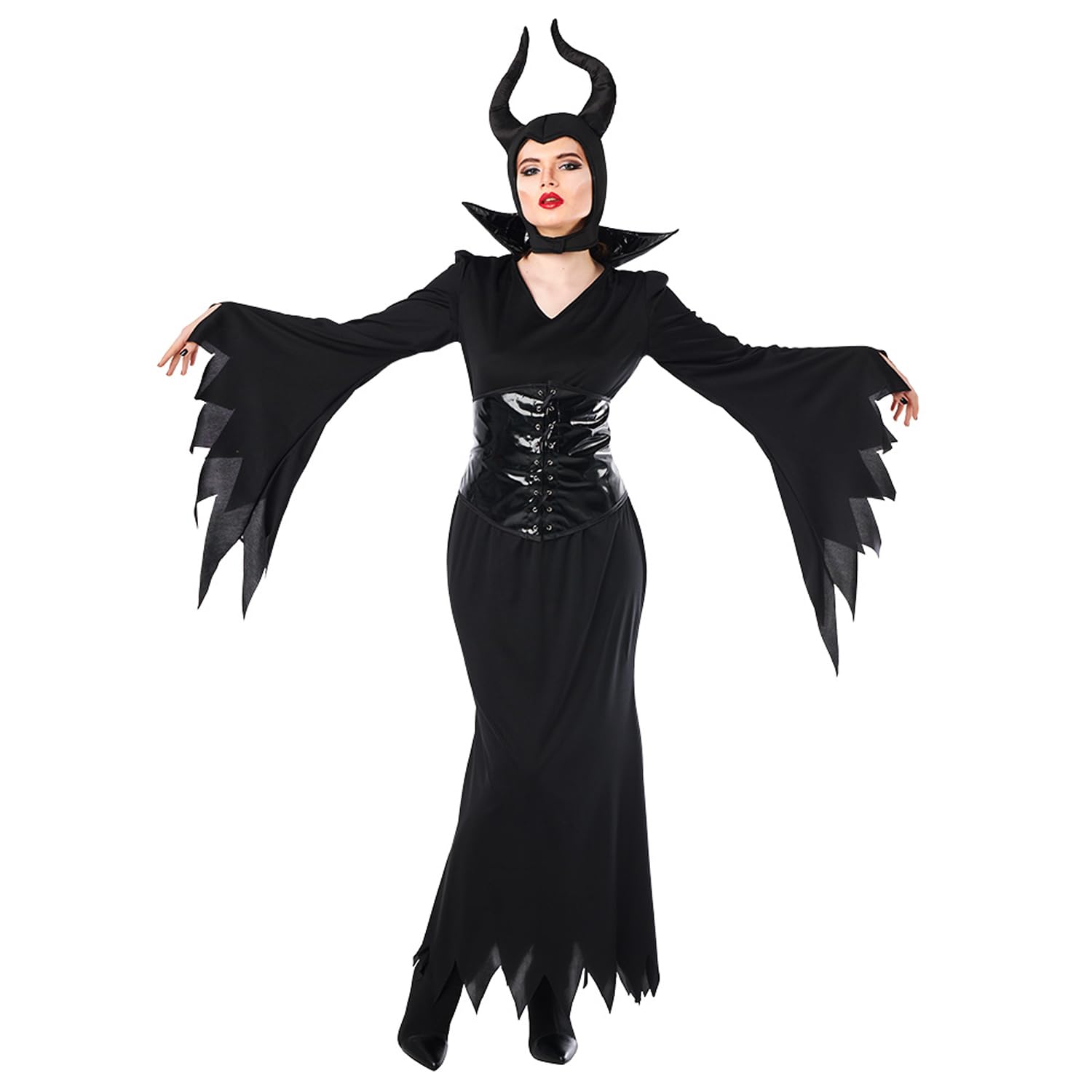 boland-costumes-b-se-k-nigin-kost-m-m-l-mit-korsett image 1