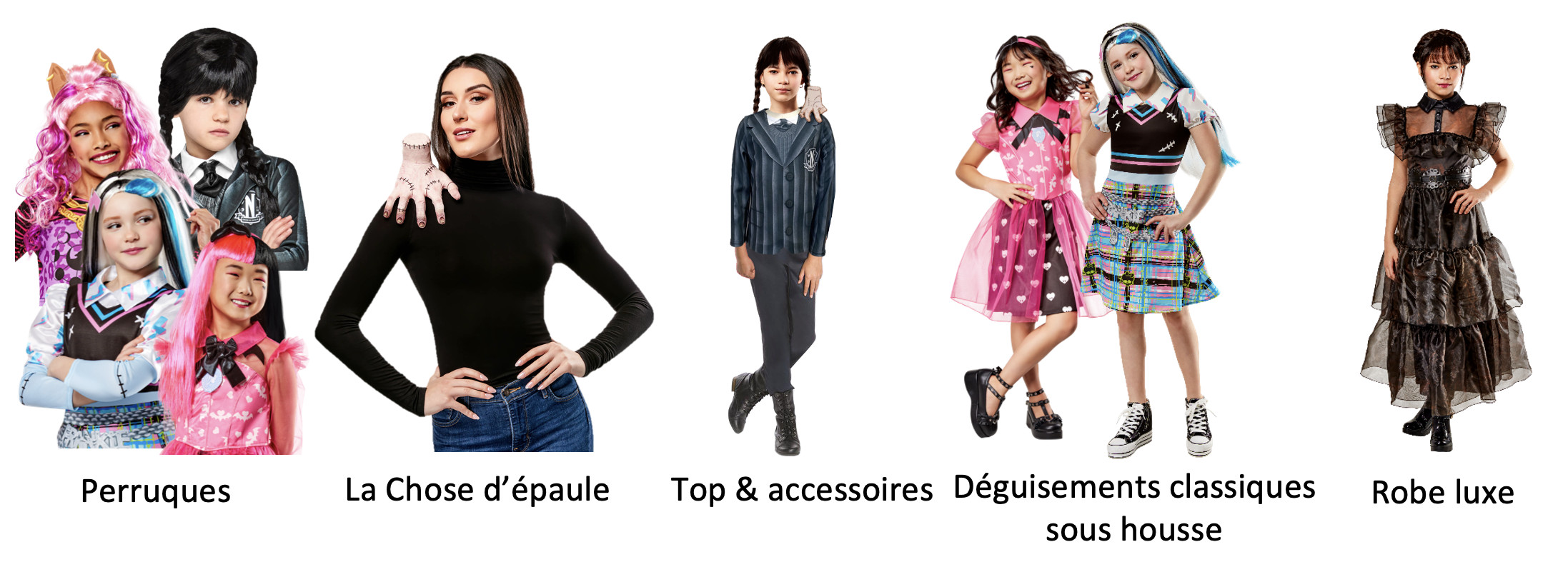 rubies-isorel-mercredi-monster-high-display-70x40x230cm image 2