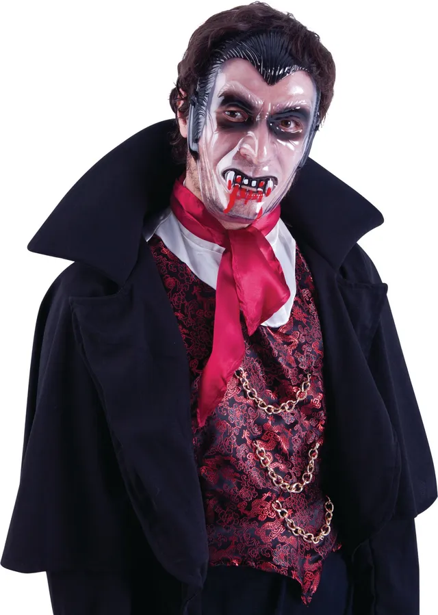 rubies-masques-vampir-maske-transparent-kunststoff image 1