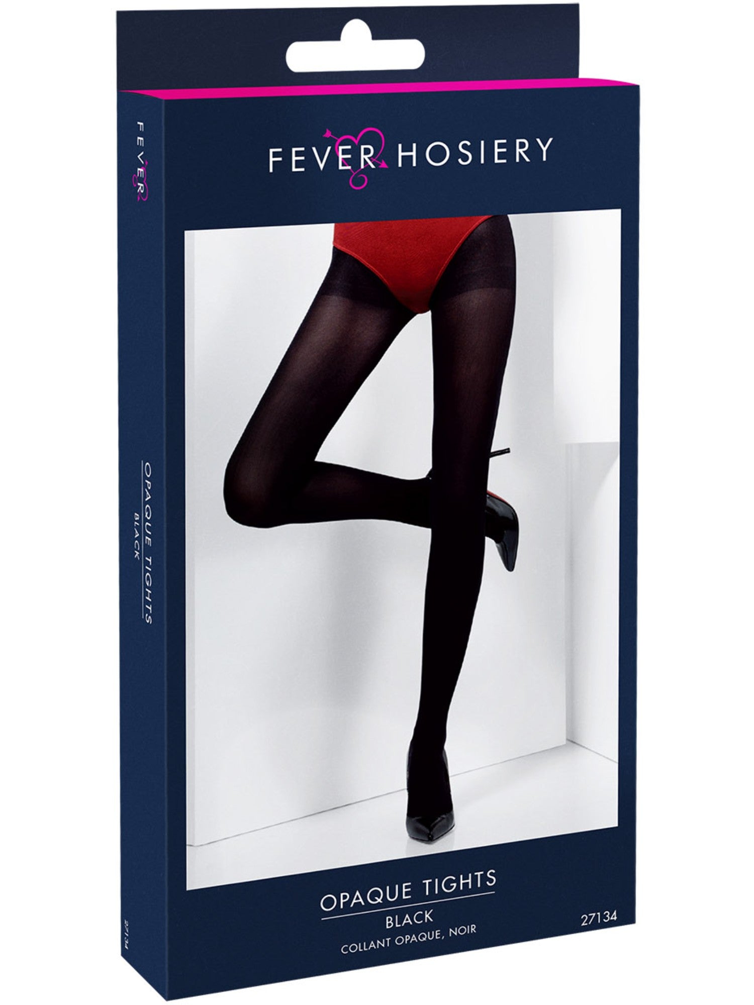 smiffys-fever-opaque-tights-strumpfhose-schwarz image 3