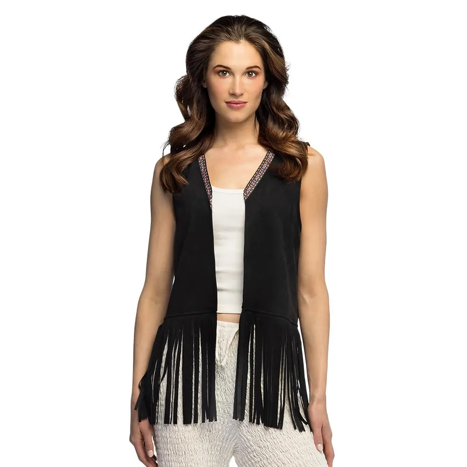 boland-weste-indy-damen-m-l-fransen-70er-kost-m-schwarz image 1