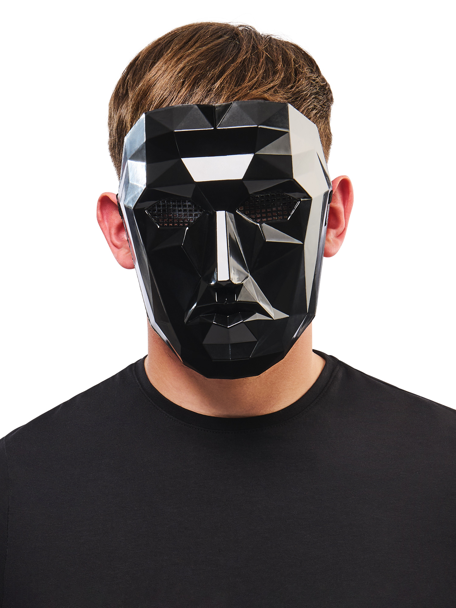 rubies-squid-game-frontman-maske-erwachsene-schwarz-kunststoff image 1