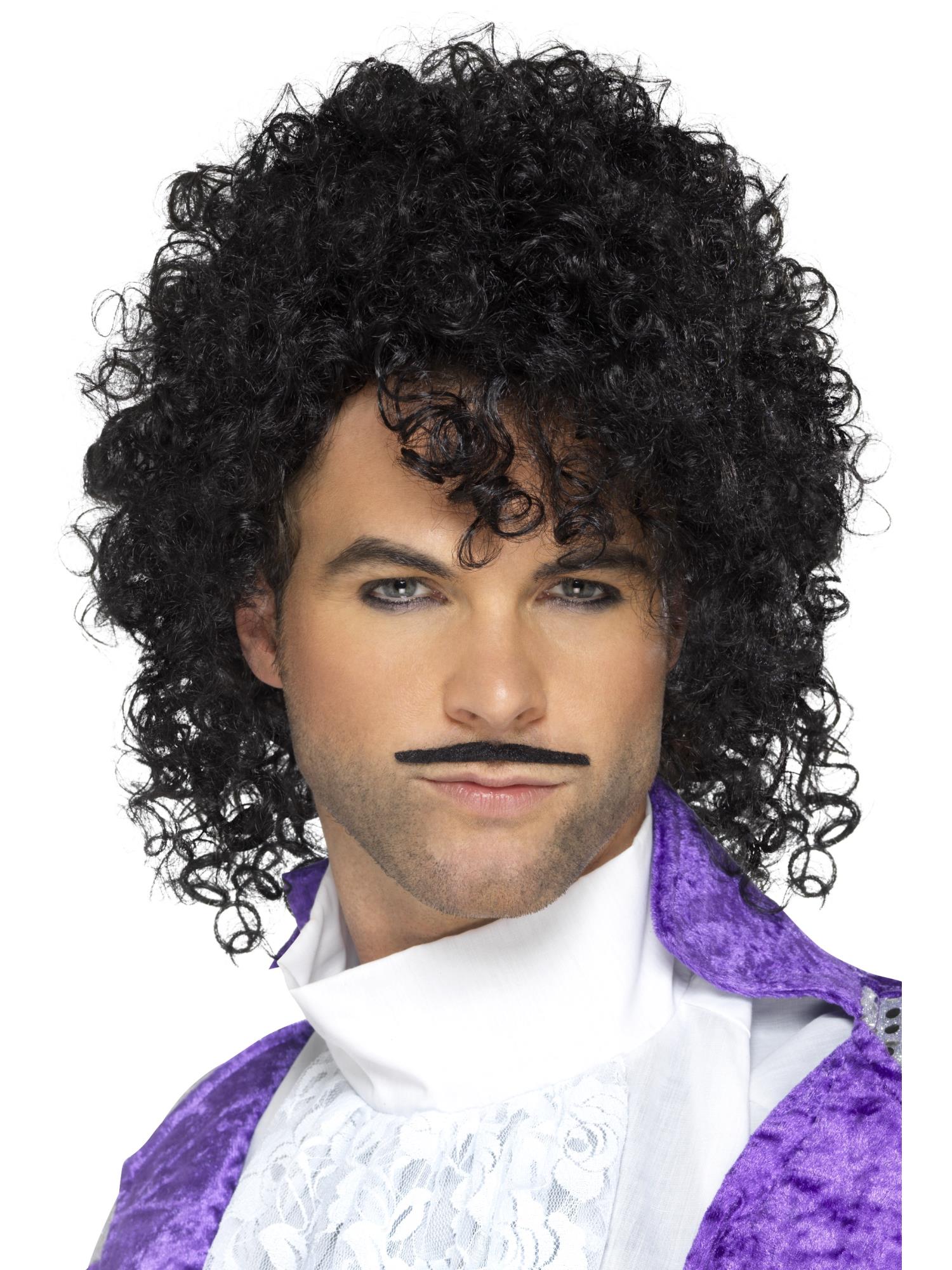 smiffys-fever-80s-purple-musician-kit-per-cke-schwarz-einheitsgr image 1