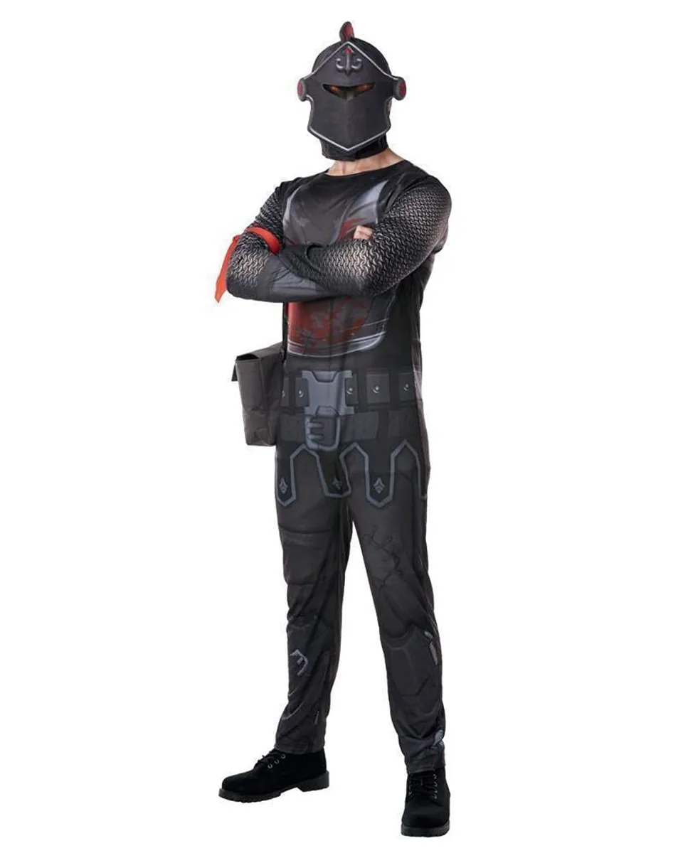 rubie-s-deluxe-black-knight-fortnite-kost-m-herren-l-schwarz image 1