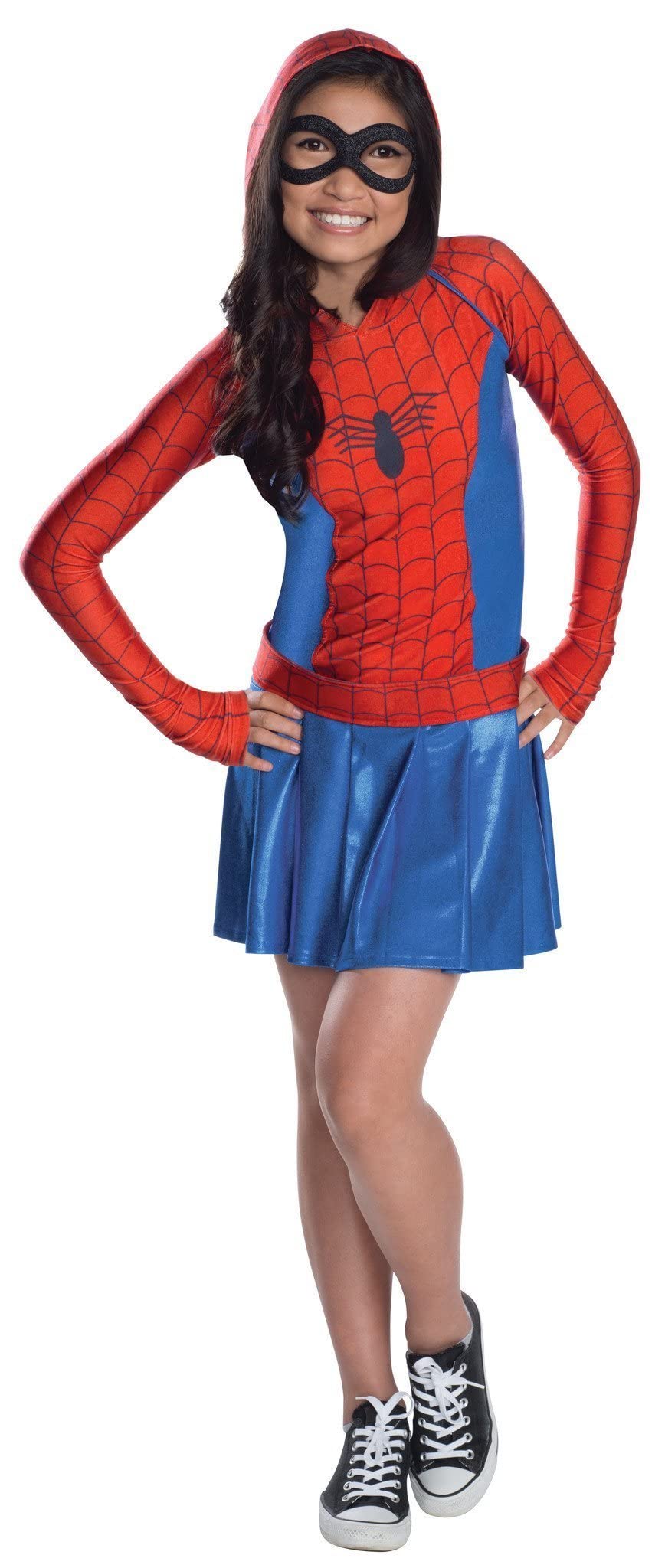 rubie-s-deluxe-kost-m-kleid-mit-kapuze-gr-e-l-augenmaske image 1