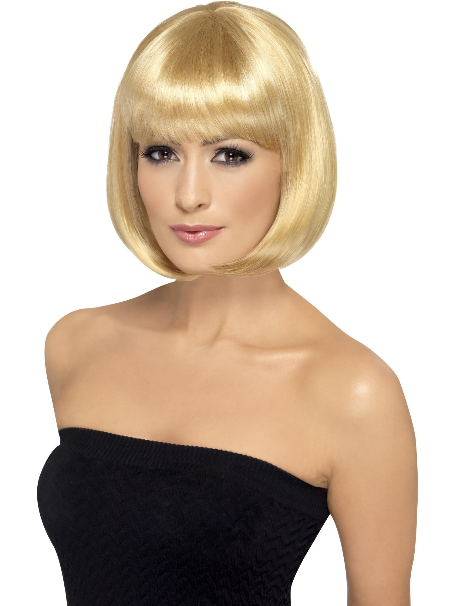 smiffys-fever-partyrama-bob-per-cke-braun-mit-pony-kurz image 4