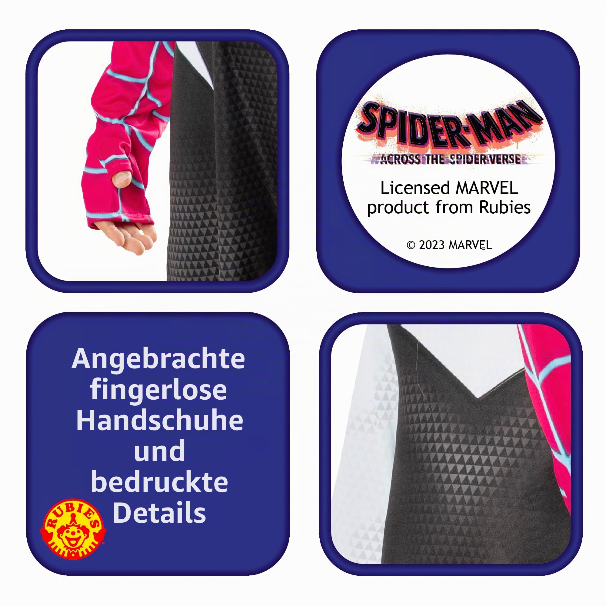 rubie-s-deluxe-kost-m-spider-gwen-m-dchen-3-4-jahre-overall image 3