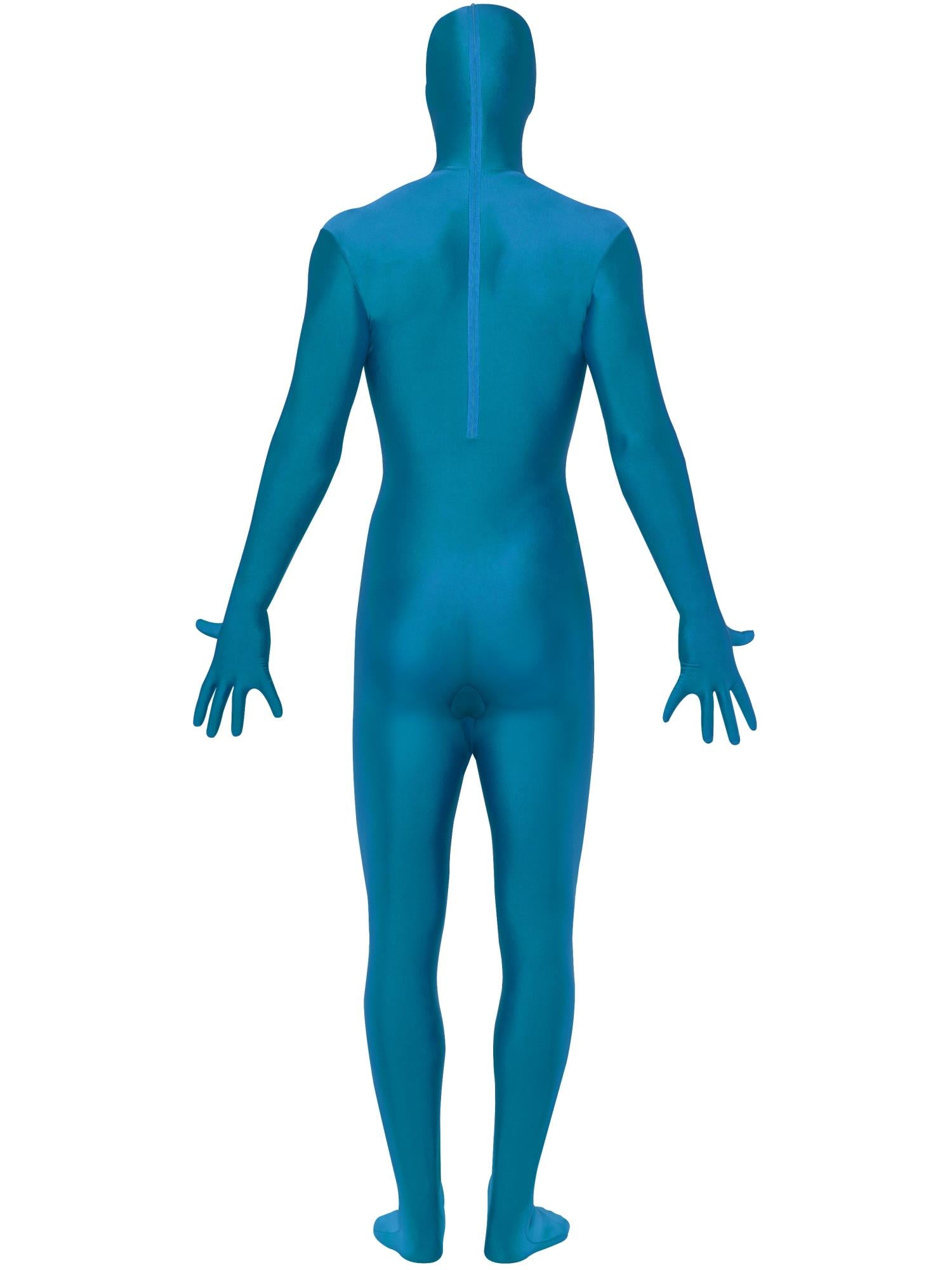 smiffys-fever-second-skin-suit-morph-kost-m-blau-gr-m-mit-tasche image 2