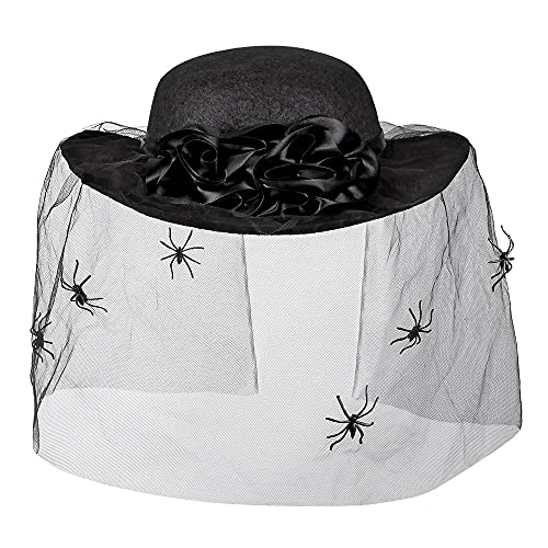 boland-headwear-spider-widow-hut-mit-schleier-schwarz-57-cm image 3