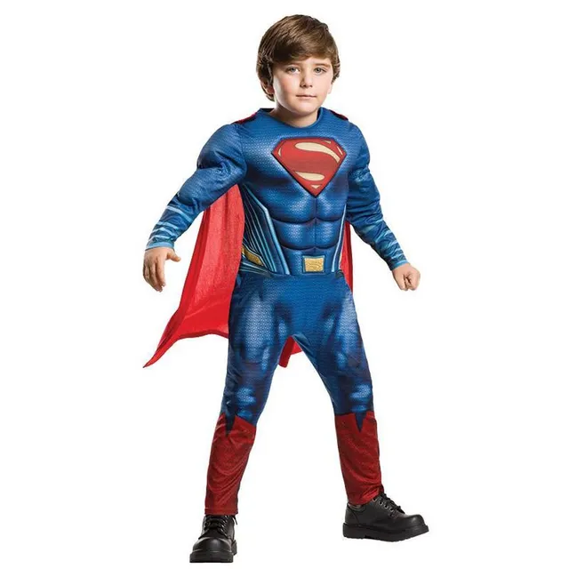 rubie-s-deluxe-3620427-superman-kinderkost-m-blau-rot image 1