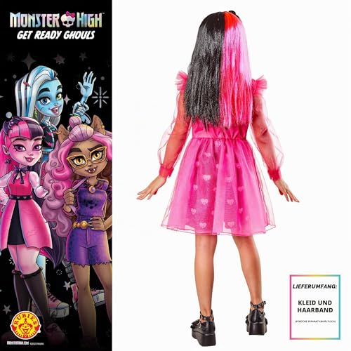 rubie-s-deluxe-monster-high-draculaura-kost-m-kinder-rosa image 7