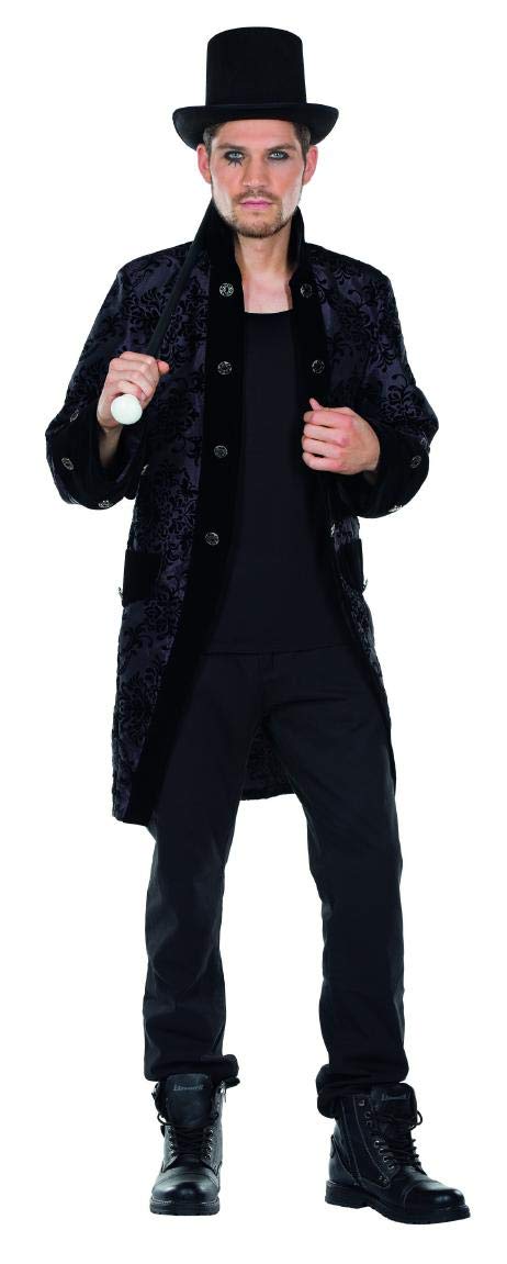 rubie-s-deluxe-14311-gothic-mantel-herren-gr-58-schwarz image 1