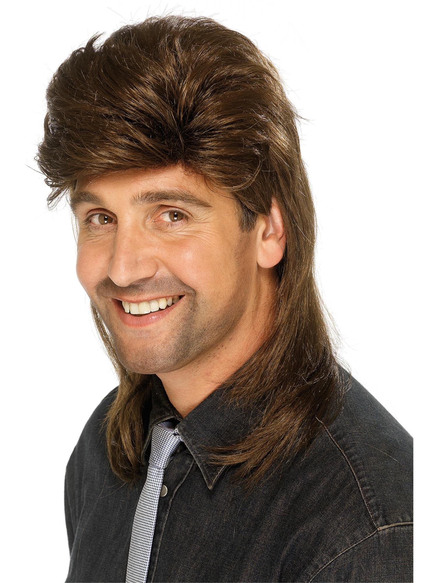 smiffys-fever-mullet-per-cke-braun-80er-vokuhila image 3