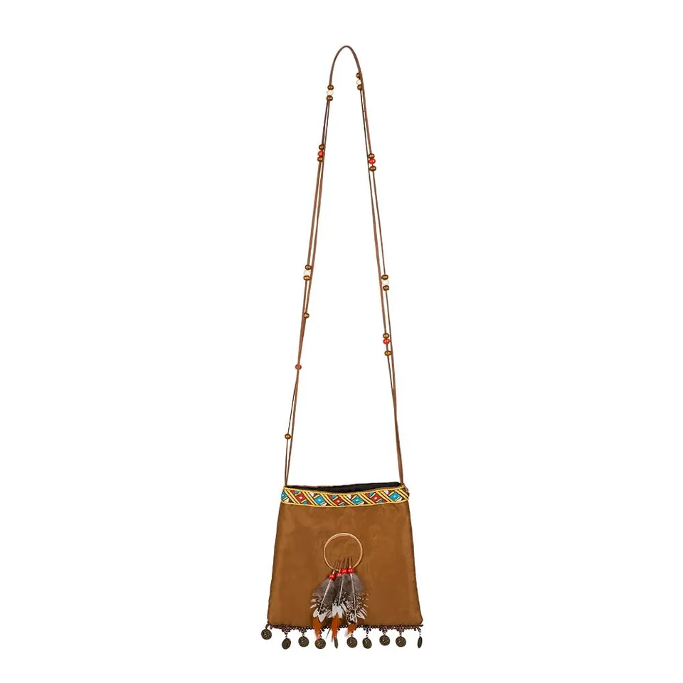 boland-accessories-handtasche-indianer-aymara-braun-20-cm image 1