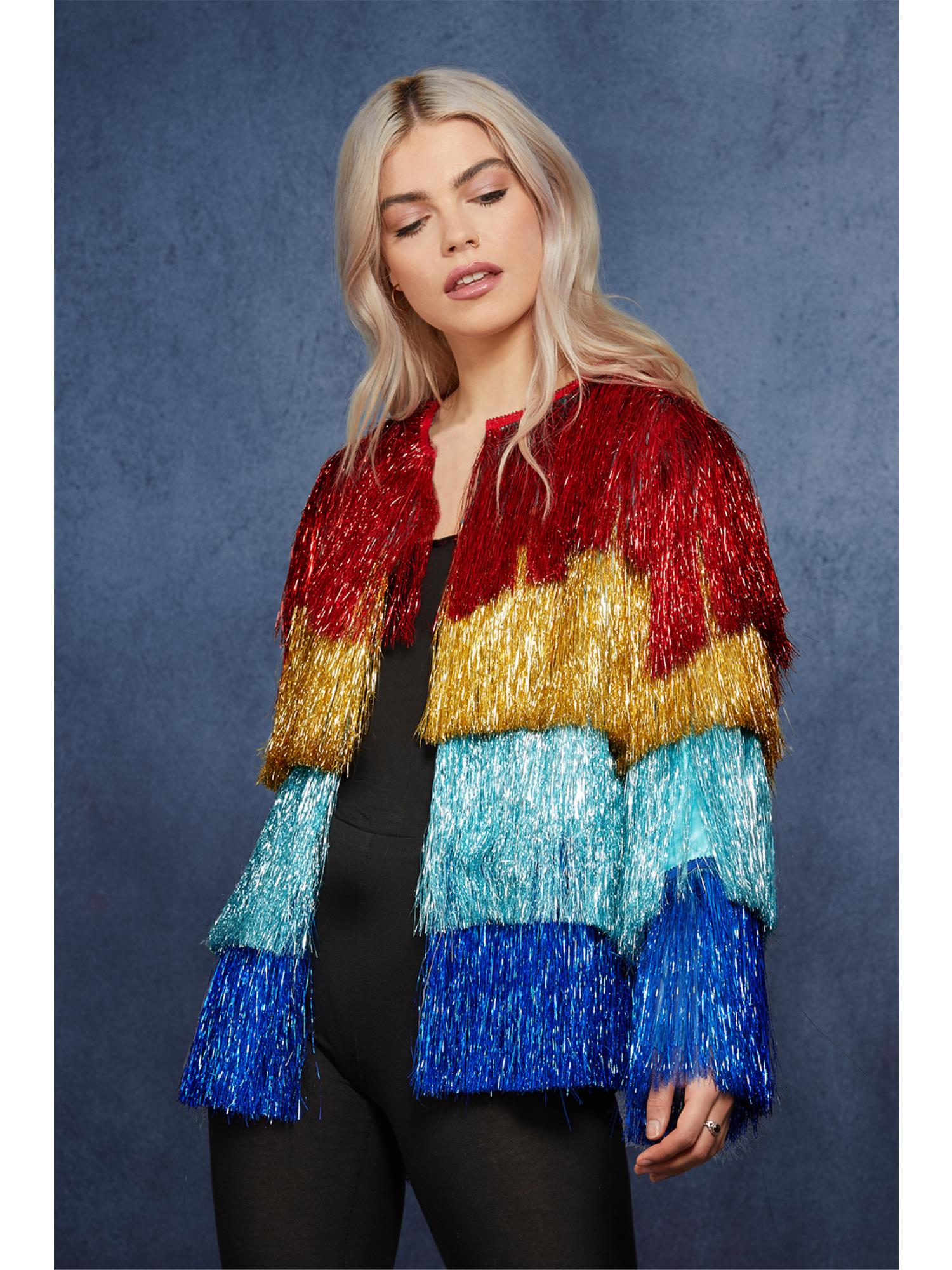 smiffys-fever-tinsel-festival-jacke-rainbow-s-m image 4