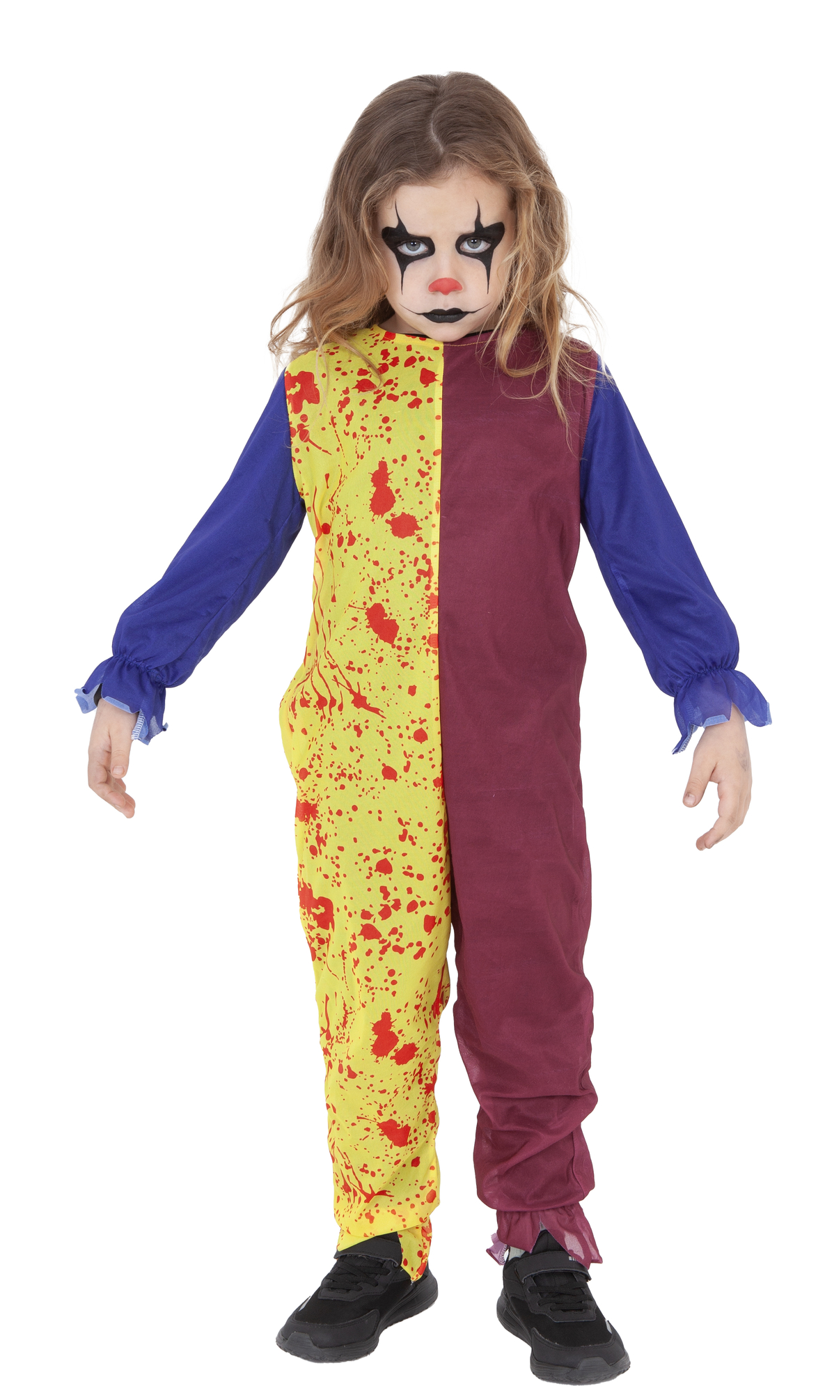 rubies-horror-clown-kost-m-kinder-5-10-jahre-blut-overall image 1