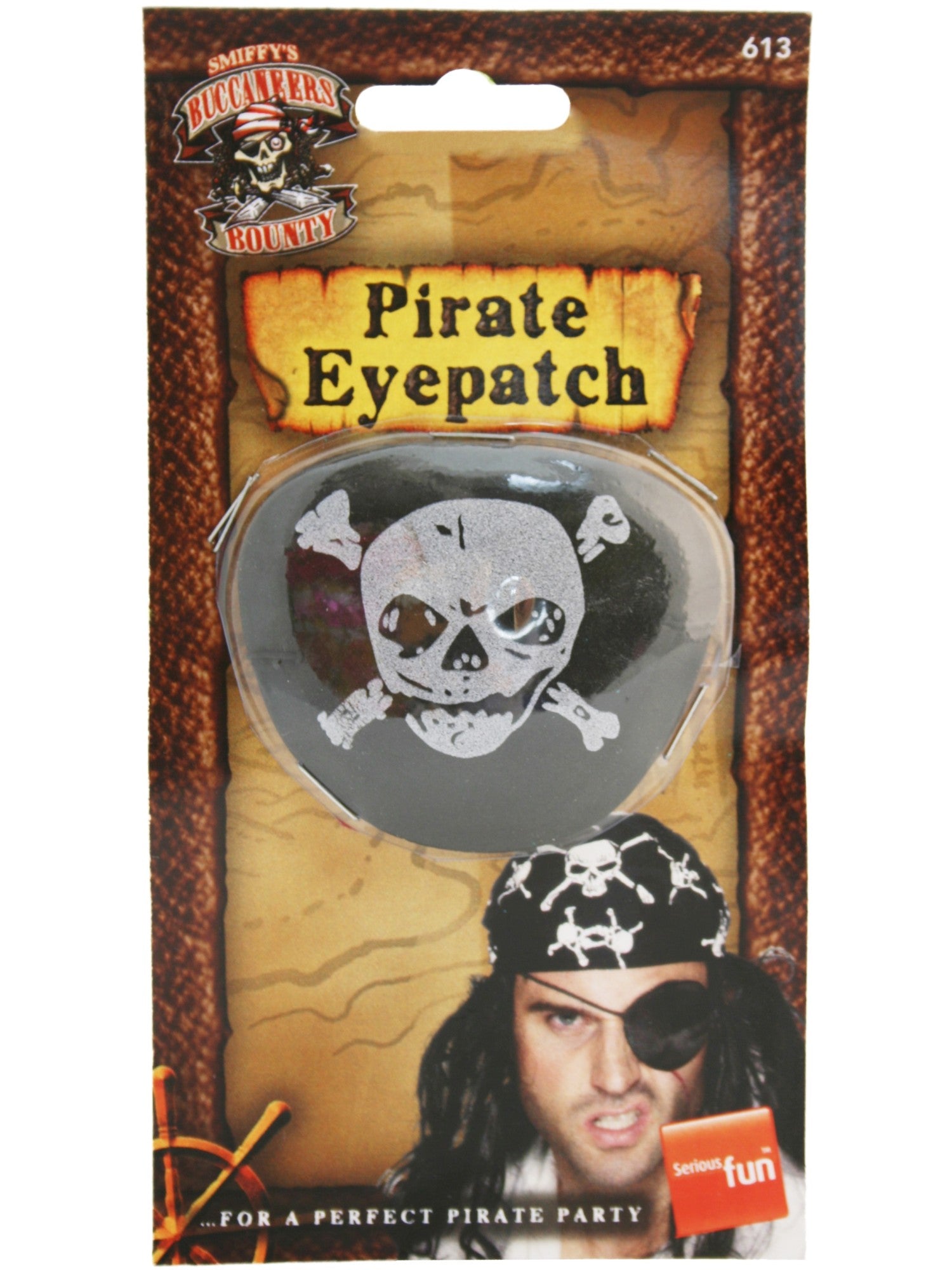 smiffys-fever-piraten-augenklappe-schwarz-erwachsene-verstellbar image 2