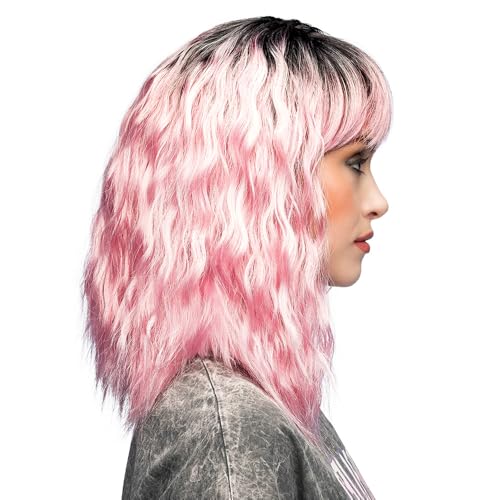 boland-ethel-per-cke-schwarz-rosa-ombre-halblang-kunsthaar image 6