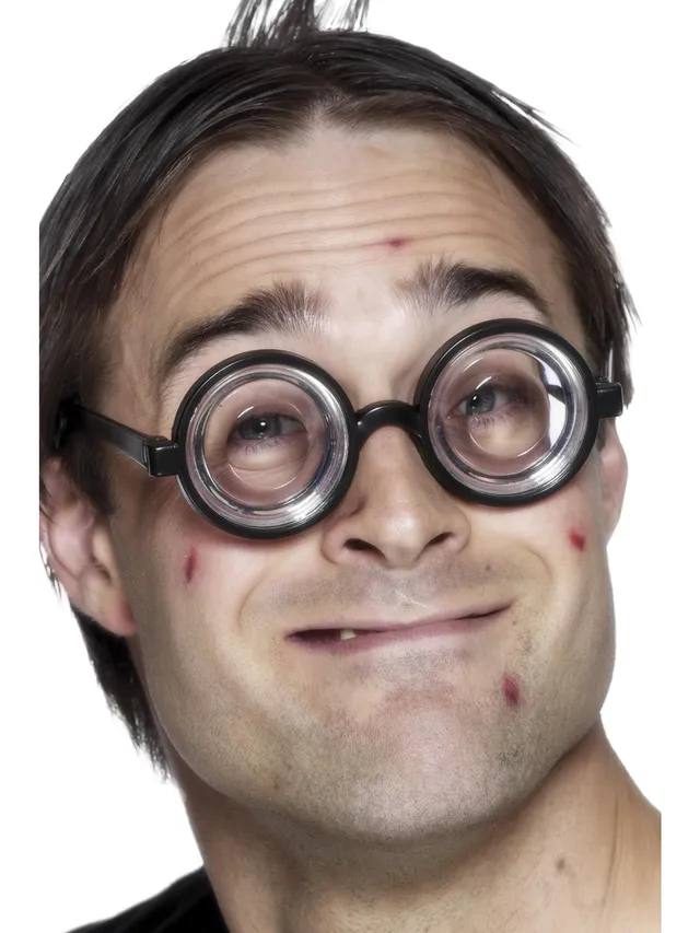 smiffys-fever-nerd-glasses-kost-mbrille-schwarz image 1