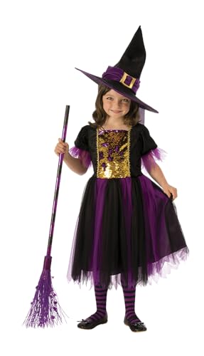 rubie-s-deluxe-hexenkost-m-m-dchen-104-gold-violett-kleid image 6