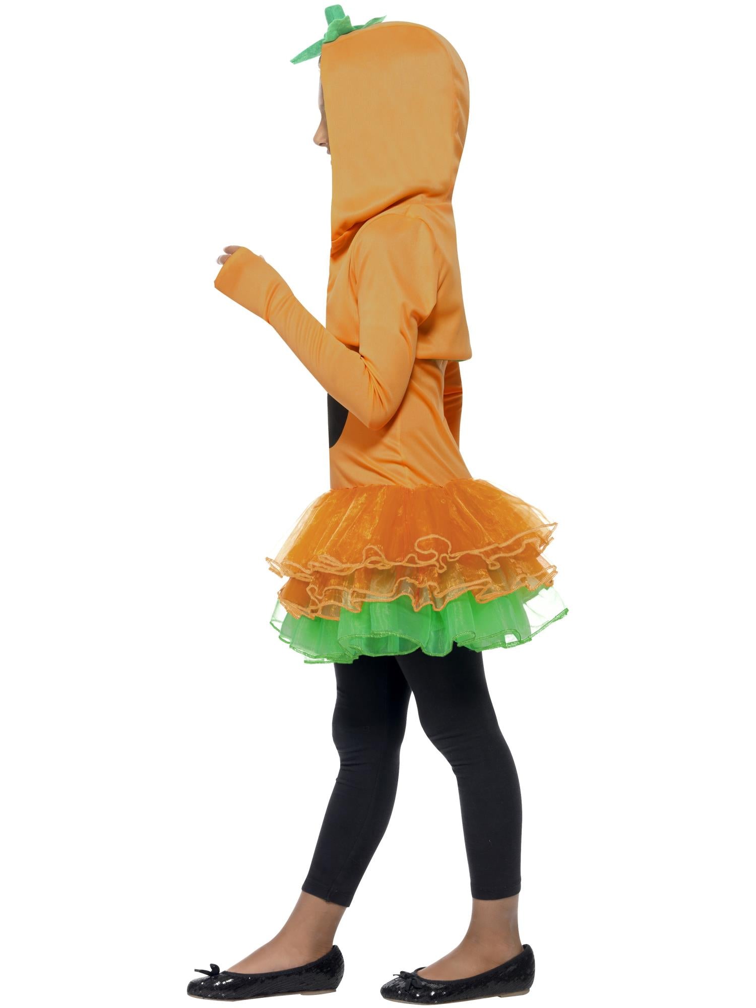 smiffys-fever-k-rbis-kost-m-m-dchen-orange-tutu-kleid image 3