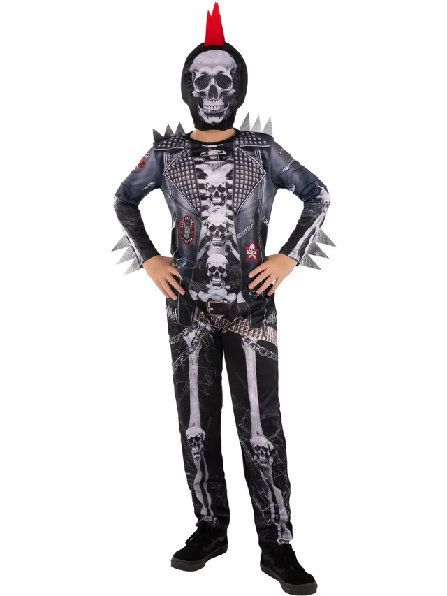 smiffys-fever-punk-skeleton-kinderkost-m-m-7-9-jahre-skelett image 1