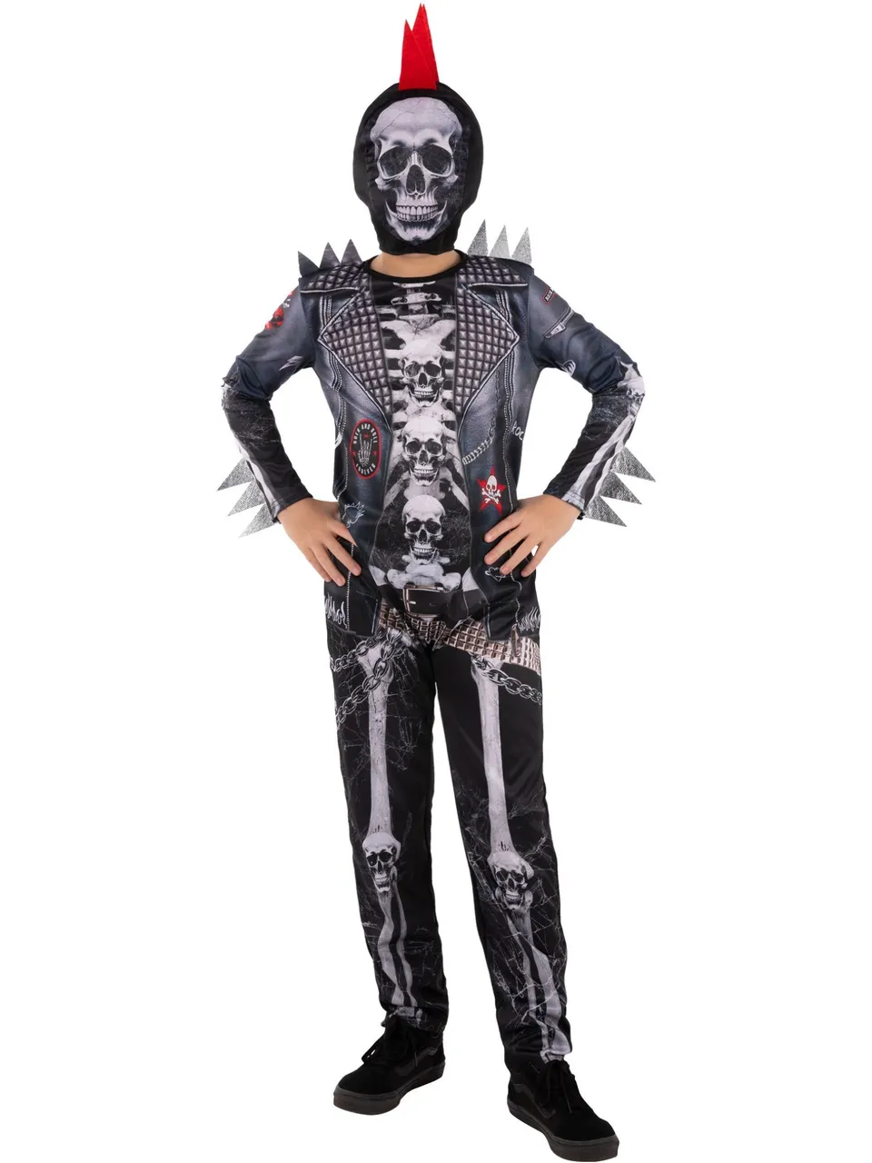 smiffys-fever-punk-skeleton-kinderkost-m-m-7-9-jahre-skelett image 1