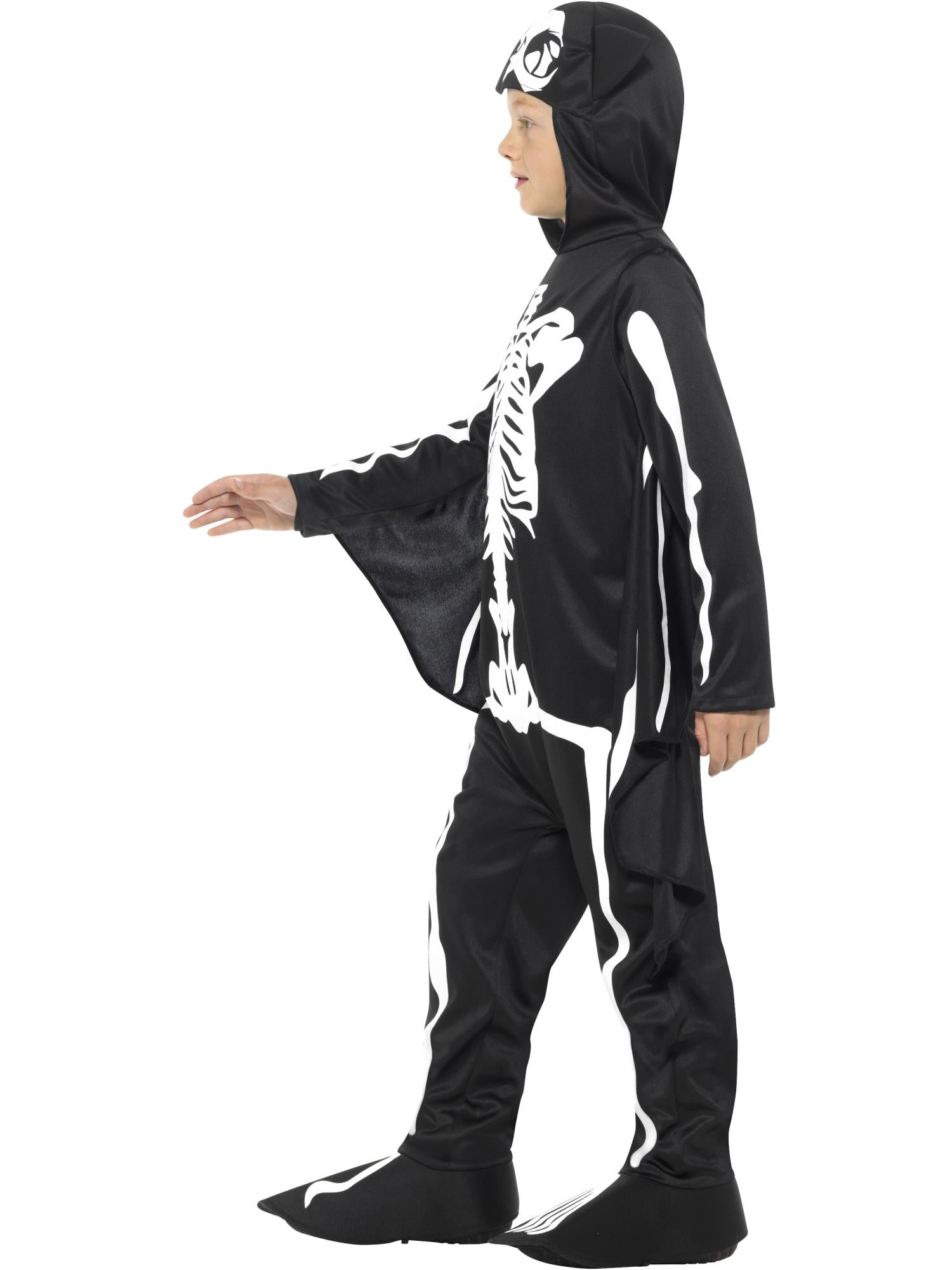 smiffys-fledermaus-skelett-kost-m-kinder-schwarz-wei image 3