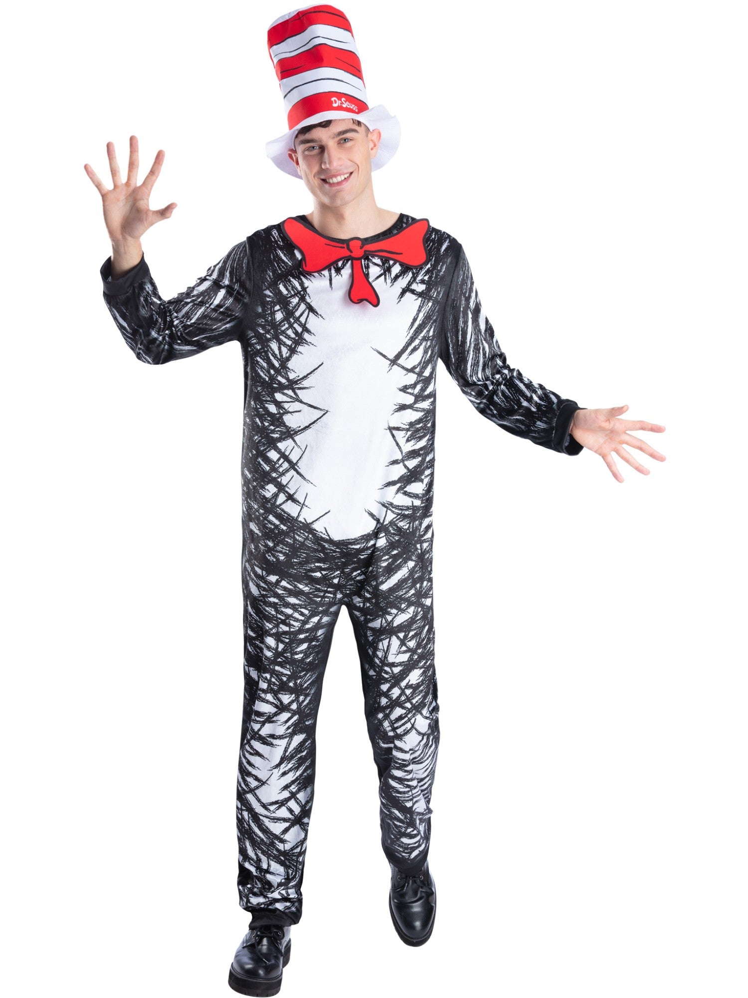 smiffys-fever-dr-seuss-cat-in-the-hat-kost-m-hut-overall image 4