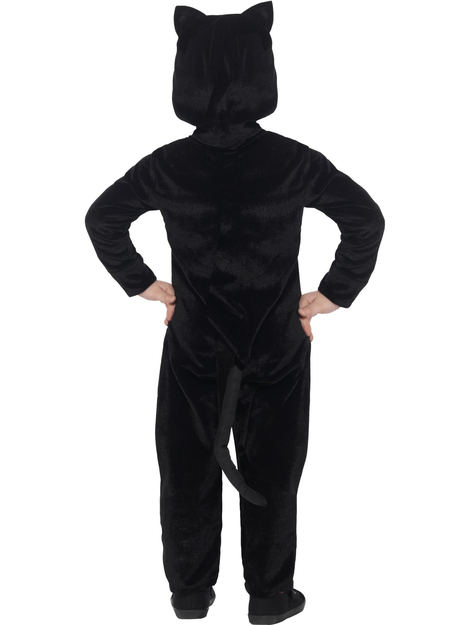 smiffys-fever-katze-kleinkindkost-m-3-4-jahre-schwarz image 2