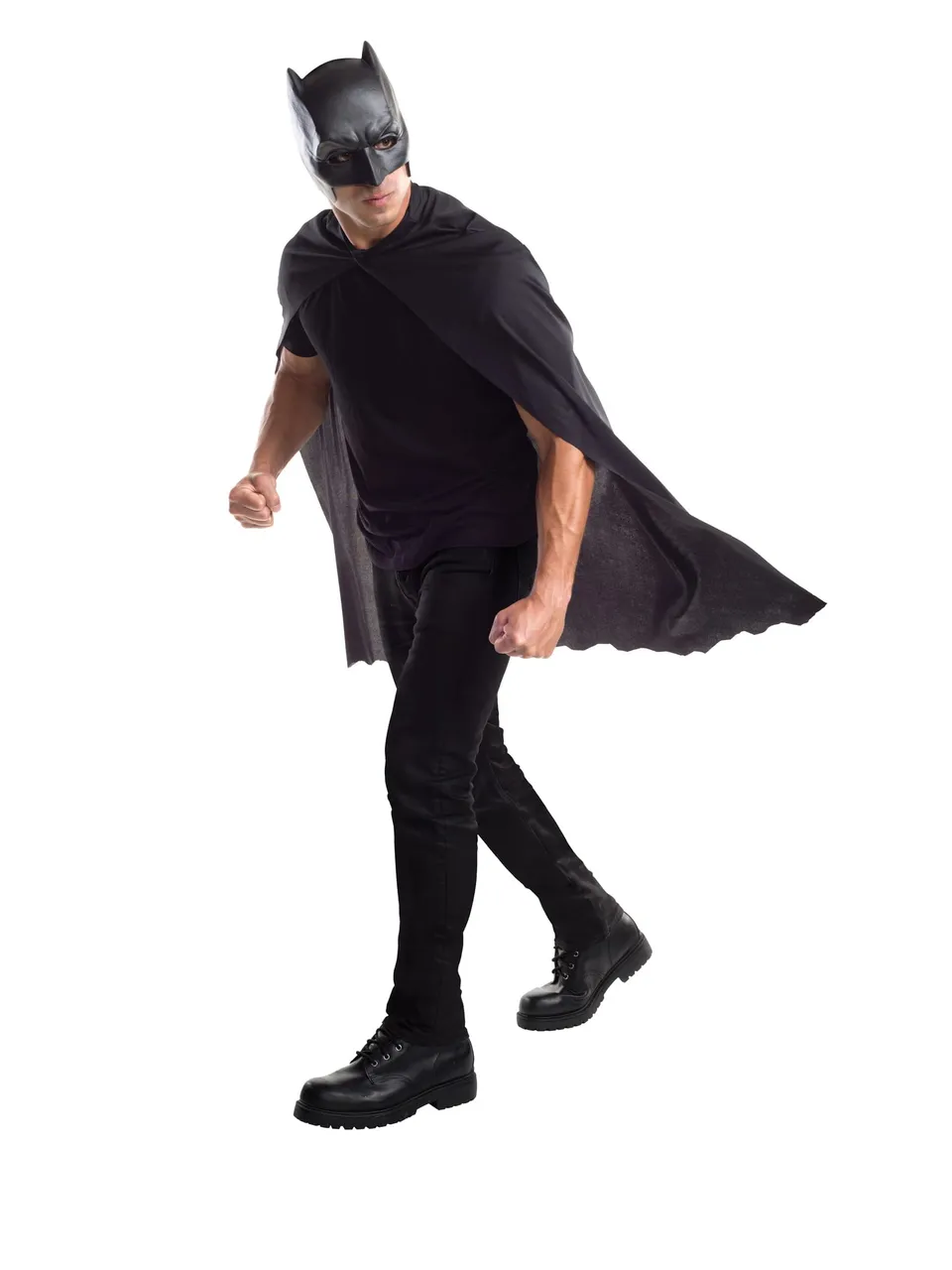 rubie-s-deluxe-batman-umhang-mit-maske-herren image 1