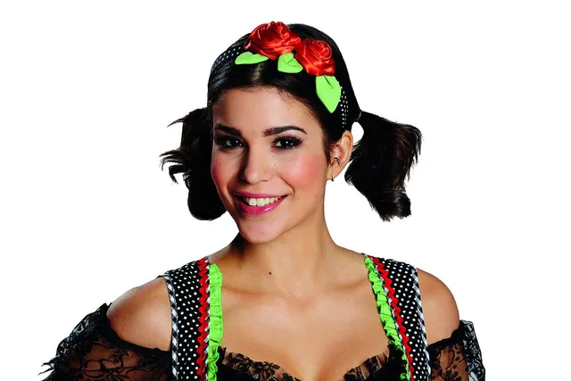 rubie-s-deluxe-rosenhaarreif-schwarz-std-tracht image 1