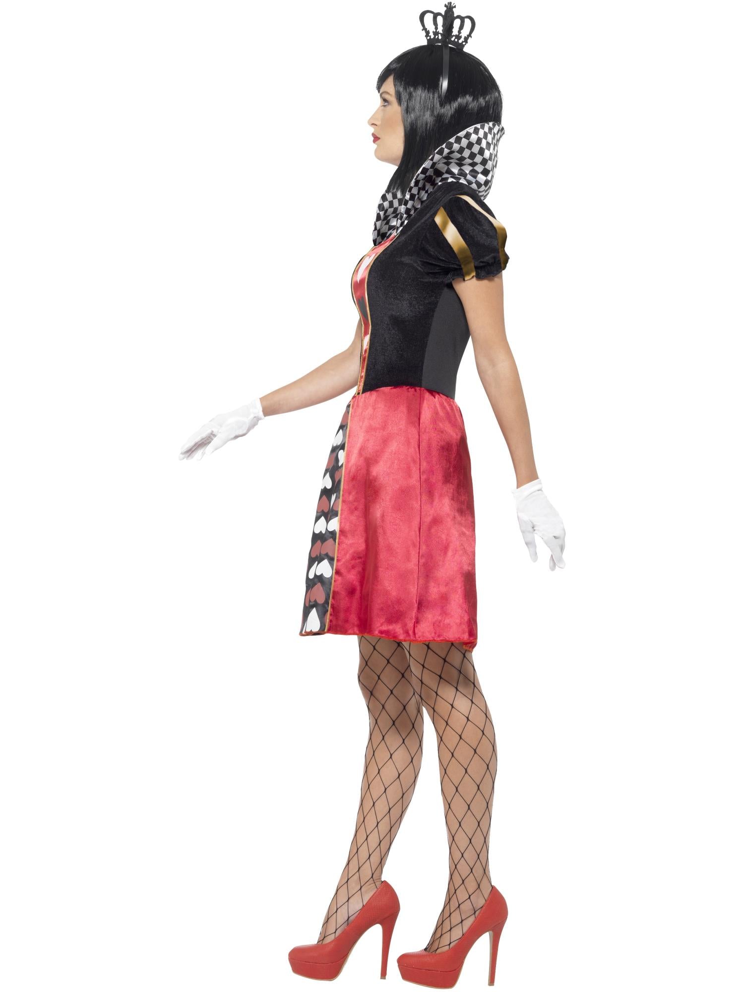 smiffys-fever-herzk-nigin-kost-m-rot-damen-gr-m-12-14 image 2