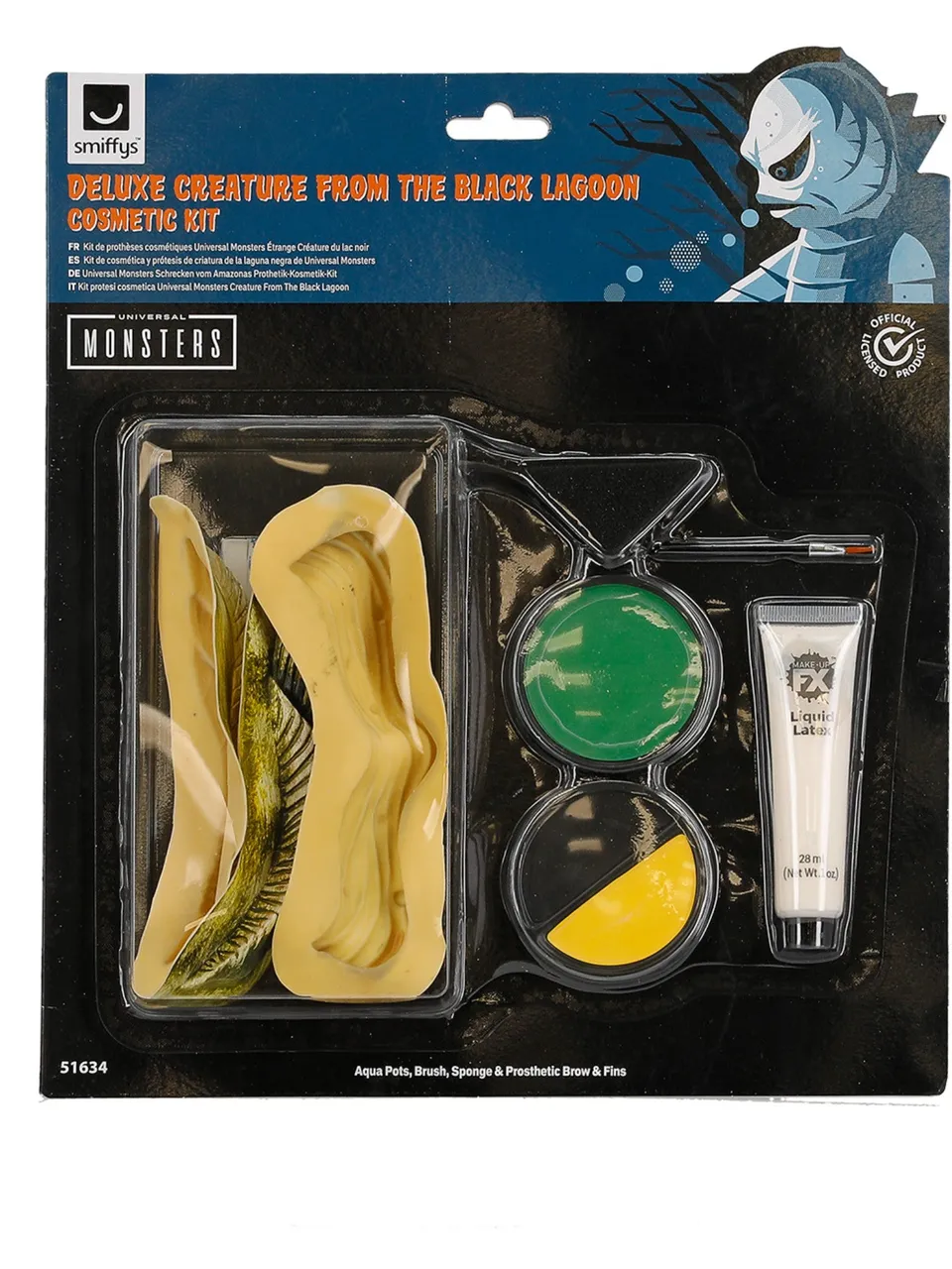 smiffys-fever-universal-monsters-creature-schminkset-gr-n image 1