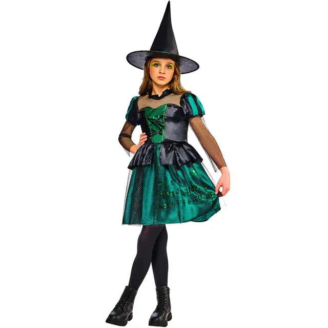 rubie-s-deluxe-wicked-witch-kost-m-kinder-7-8-jahre image 1