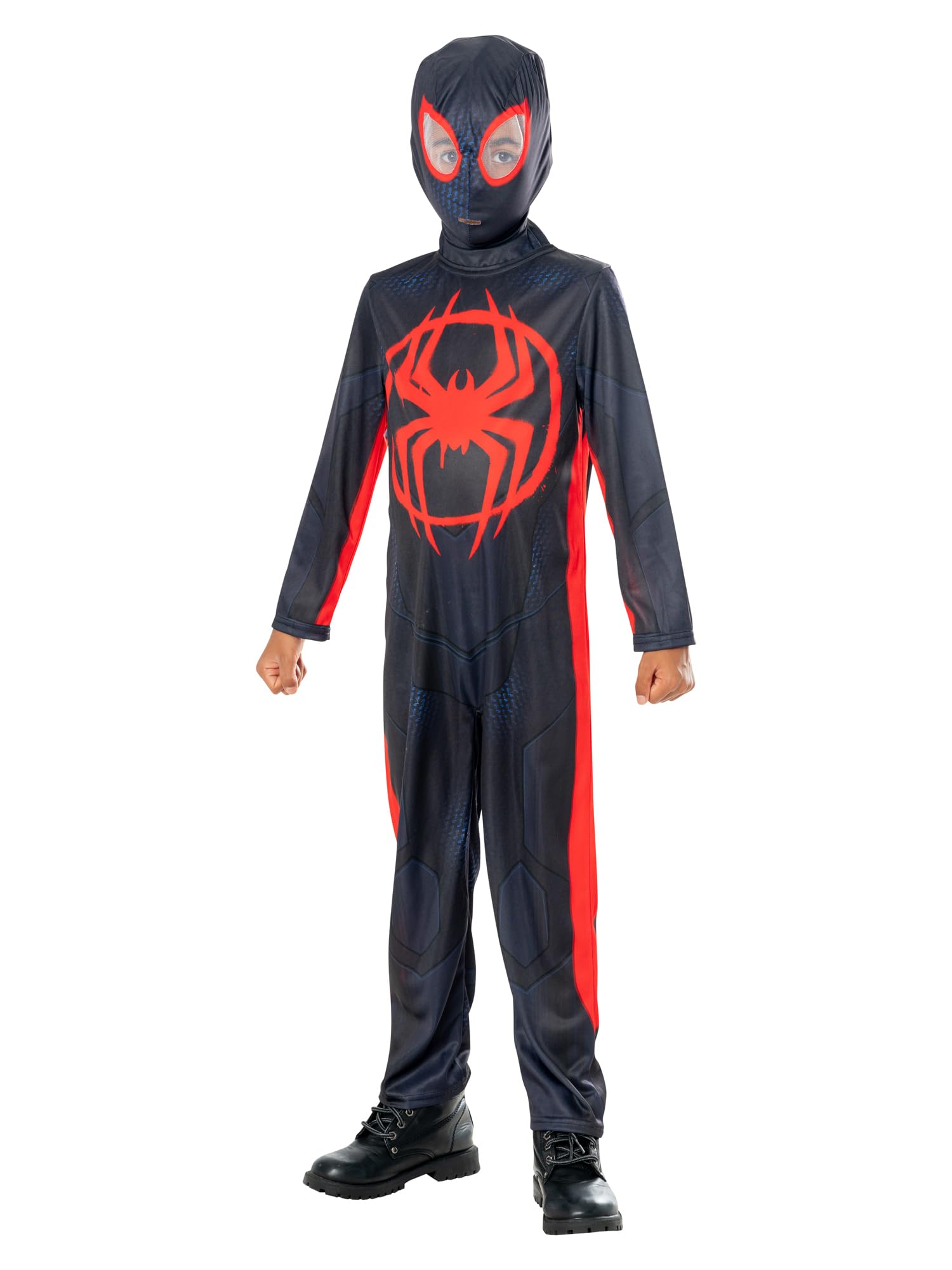 rubie-s-deluxe-miles-morales-spider-verse-kost-m-xss-3-4-j image 1