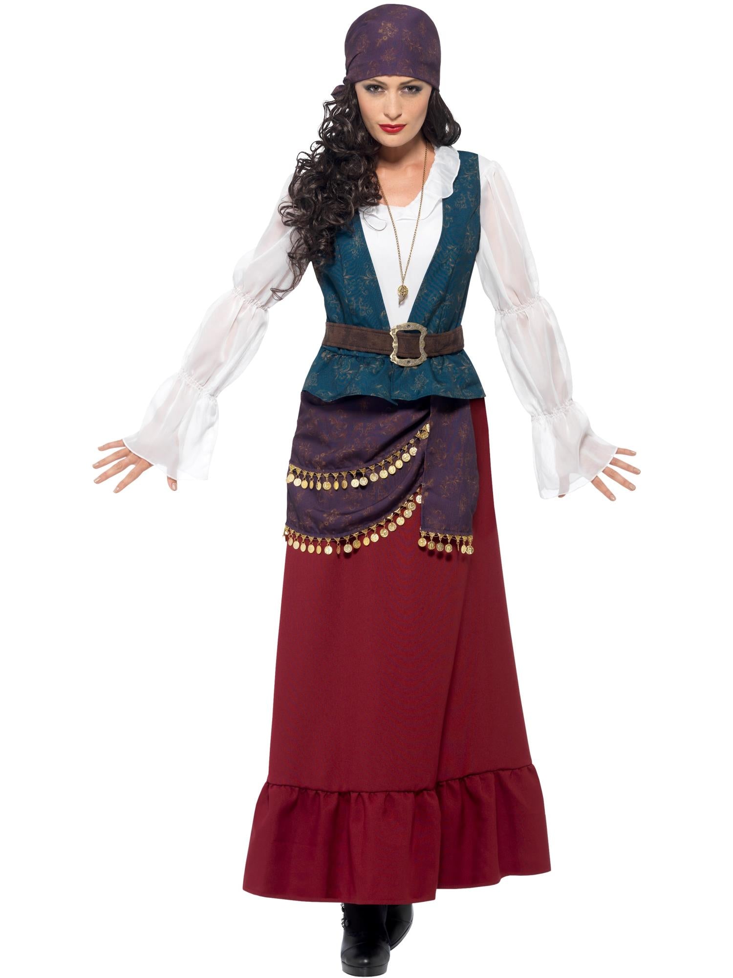 smiffys-fever-piraten-kost-m-damen-lila-gr-m image 4