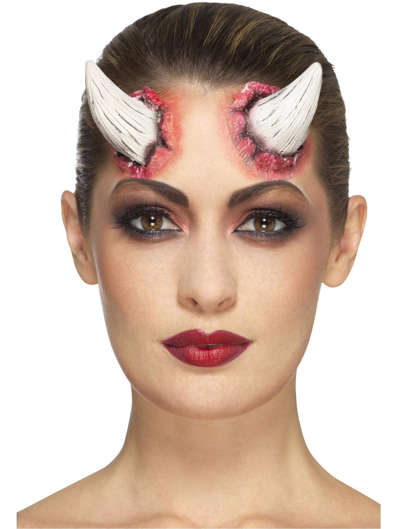 smiffys-makeup-fx-latex-teufelsh-rner-prosthetic-wei-rot image 4