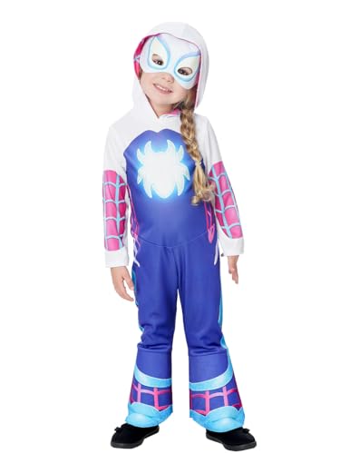 rubie-s-deluxe-ghost-spider-gwen-m-dchenkost-m-3-4-jahre image 5
